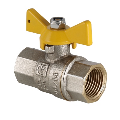 Кран шаровой газовый VALTEC Valgas 3/4 ВВ, бабочка Кран шаровой газовый VALTEC Valgas 3/4 ВВ, бабочка