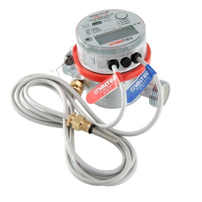 Теплосчетчик квартирный VALTEC VHM-T-15/1,5/P/ , с тахометрическим расходомером (для установки на подающий трубопровод) Теплосчетчик квартирный VALTEC VHM-T-15/1,5/P/ , с тахометрическим расходомером (для установки на подающий трубопровод)
