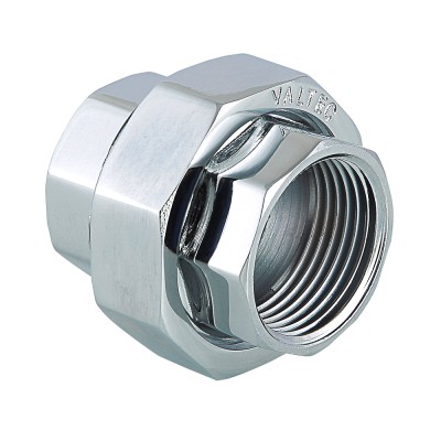 Муфта разъемная VALTEC хромированная латунь, 1/2 внутренняя Муфта разъемная VALTEC хромированная латунь, 1/2 внутренняя