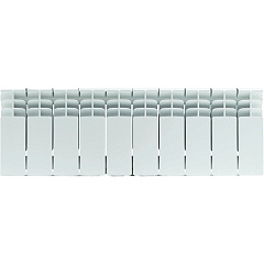 Биметаллический секционный радиатор отопления Stout Titan 200 / 5 секций