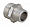 Ниппель VALTEC переходной 1 1/4 х 1/2 наружная резьба, никелированная латунь