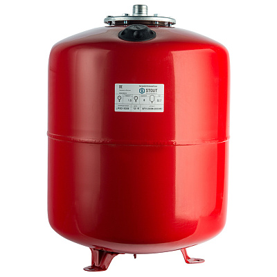Расширительный бак Stout STH-0006 50 л с опорными стойками, для системы отопления Расширительный бак Stout STH-0006 50 л с опорными стойками, для системы отопления