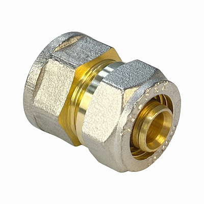 Соединитель Valfex для труб PE-RT/Al/PE-RT, обжимной с переходом на ВР 20 x 1/2 дюйма Соединитель Valfex для труб PE-RT/Al/PE-RT, обжимной с переходом на ВР 20 x 1/2 дюйма