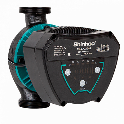 Циркуляционный насосы Shinhoo MEGA 32-8 1x230V Циркуляционный насосы Shinhoo MEGA 32-8 1x230V