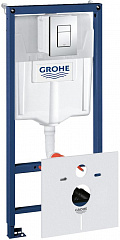 Система инсталляции для унитазов Grohe Rapid SL 38775001 4 в 1 с кнопкой смыва