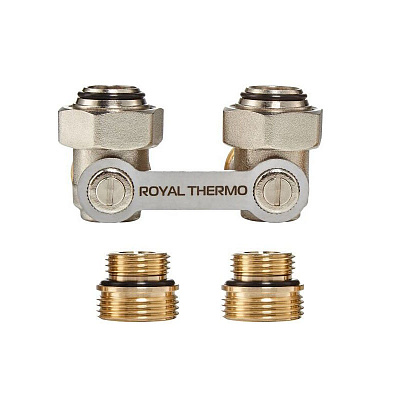 Узел нижнего подключения Royal Thermo угловой 1/2х3/4EK Узел нижнего подключения Royal Thermo угловой 1/2х3/4EK