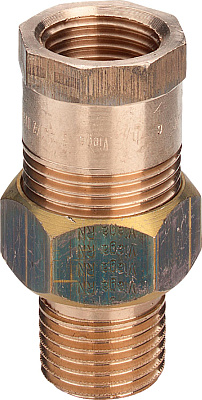 Соединительный элемент Viega резьбовой модель 3341 1 1/2x1 1/2 арт. 447045, бронза Соединительный элемент Viega резьбовой модель 3341 1 1/2x1 1/2 арт. 447045, бронза
