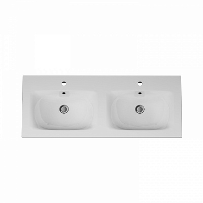Раковина мебельная двойная AM.PM Spirit 2.0 M70AWCD1202WG 120 см, керамическая Раковина мебельная двойная AM.PM Spirit 2.0 M70AWCD1202WG 120 см, керамическая