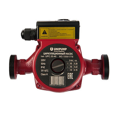 Насос циркуляционный UNIPUMP UPС 25-40 180 Насос циркуляционный UNIPUMP UPС 25-40 180