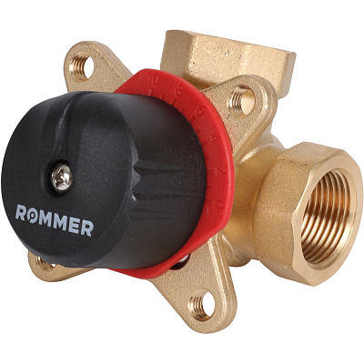 Клапан смесительный Rommer 3-х ходовой 3/4 дюйма KVs 6,3 Клапан смесительный Rommer 3-х ходовой 3/4 дюйма KVs 6,3