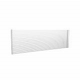 Стальной трубчатый радиатор отопления КЗТО Параллели Г 1, однотрубный, 1500 5 секций
