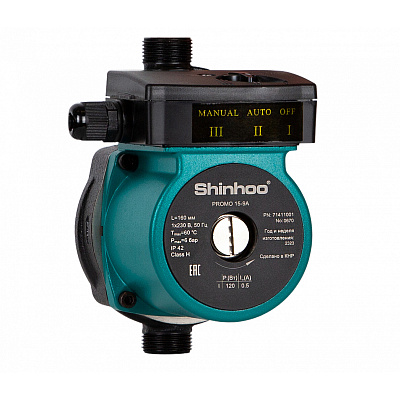Циркуляционный насосы Shinhoo PROMO 15-12A Циркуляционный насосы Shinhoo PROMO 15-12A