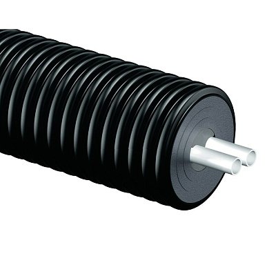 Теплоизолированная труба в кожухе Usystems Varia Twin PE-Xa 2x25x3,5/140 PN10