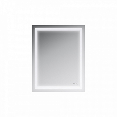 Зеркало настенное AM.PM Gem с LED-подсветкой по периметру, 55 см Зеркало настенное AM.PM Gem с LED-подсветкой по периметру, 55 см