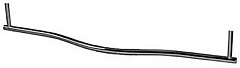 Полотенцедержатель Ideal Standard Motion фронтальной 85 см B5316AA