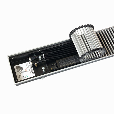 Внутрипольный конвектор с вентилятором KVZ Vent 360-70-1000-2V Внутрипольный конвектор с вентилятором KVZ Vent 360-70-1000-2V