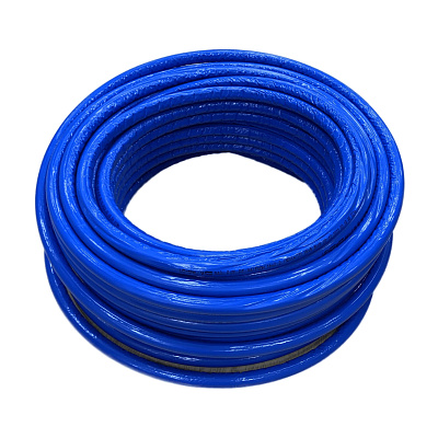 Труба из сшитого полиэтилена (PE-Xa) Usystems Radi Pipe PN10 20x2,8 в теплоизоляции 6 мм синей Труба из сшитого полиэтилена (PE-Xa) Usystems Radi Pipe PN10 20x2,8 в теплоизоляции 6 мм синей