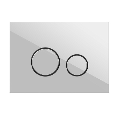 Кнопка смыва Cersanit TWINS для LINK PRO/VECTOR/LINK/HI-TEC стекло белый Кнопка смыва Cersanit TWINS для LINK PRO/VECTOR/LINK/HI-TEC стекло белый
