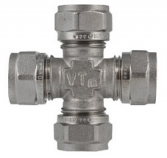 Крестовина обжимная VALTEC 26х20х26х20, VTm.341.N.262026