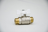 Кран шаровой LD 47.15.Н-Н.Б (white)