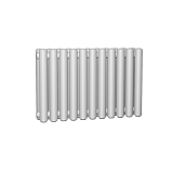 Стальной трубчатый радиатор отопления КЗТО Гармония С40 2, двухтрубный, 300 10 секций