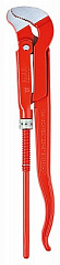 Трубный ключ KNIPEX 1 1/2 , S-образные тонкие губки, d60 мм (2 3/8 ), 420 мм, Cr-V