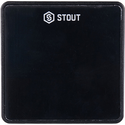 Датчик комнатной температуры Stout C-8r беспроводной, черный (STE-0101-008011) Датчик комнатной температуры Stout C-8r беспроводной, черный (STE-0101-008011)