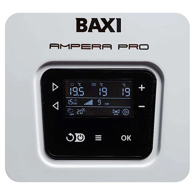 Электрический котёл отопления одноконтурный настенный Baxi Ampera Pro 30 (E8403330--)