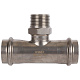 Тройник Rommer переходной 28х3/4, ВПр-НР, нержавеющая сталь