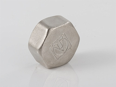 Заглушка резьбовая VALTEC 1 1/4 внутренняя, никелированная латунь