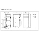 Напольный газовый котел отопления Baxi SLIM 1.150 i (WSB43115301-)