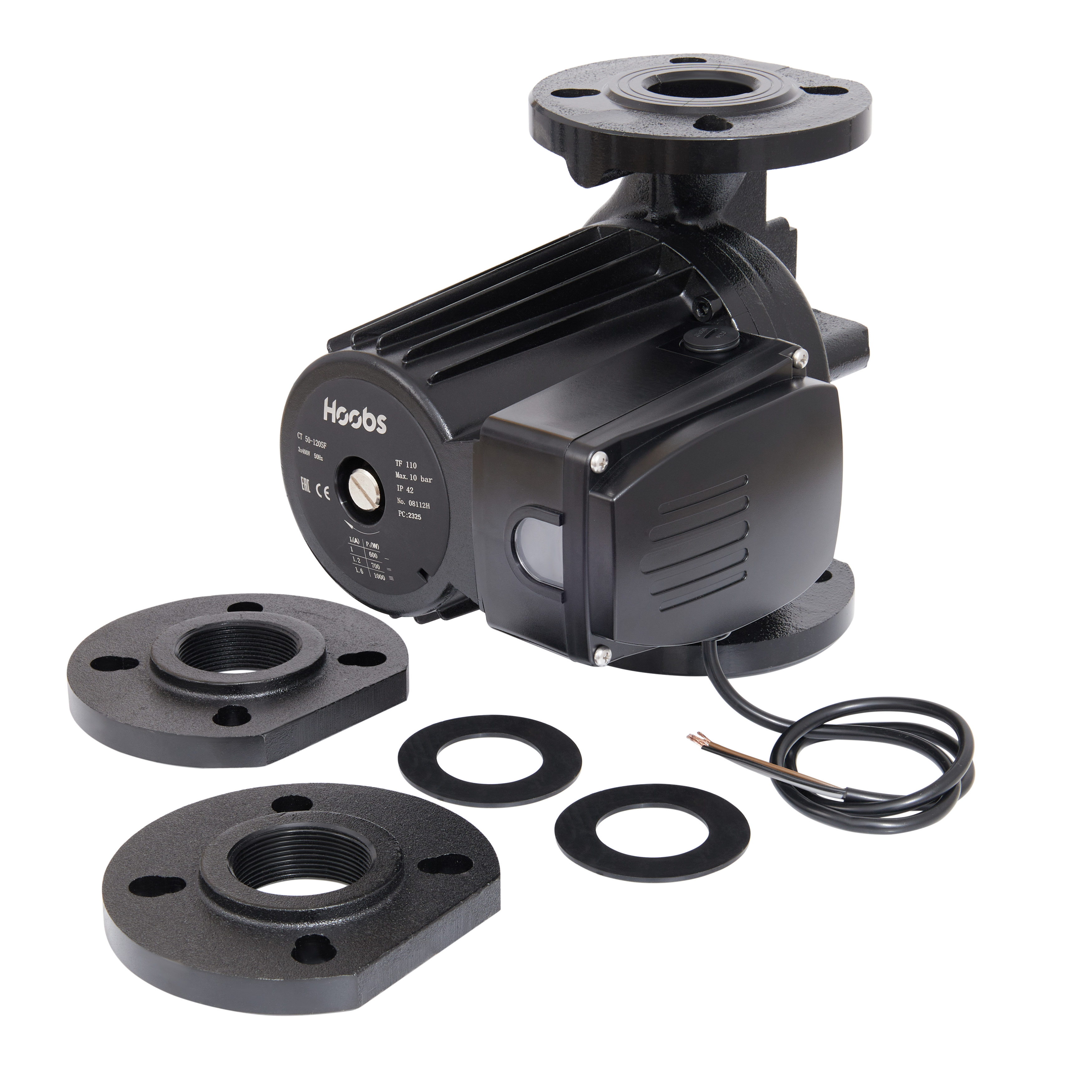 Циркуляционный насос HOOBS CT 40-120SF 250мм 700Вт 3x400В 50Гц (с ответными фланцами)