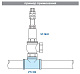 Тройник VALTEC 3/4 (VTr,132,N,0005) внутренняя-наружная резьба, никелированная латунь