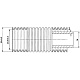 Труба гофрированная Valfex CorrugatedPipe 25x20,4 мм красная